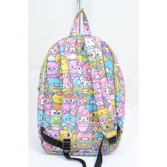 Loungefly X Hello Kitty Sanrio Food Ice Cream Cones Denim Backpack Graphics - Picture 6 of 8